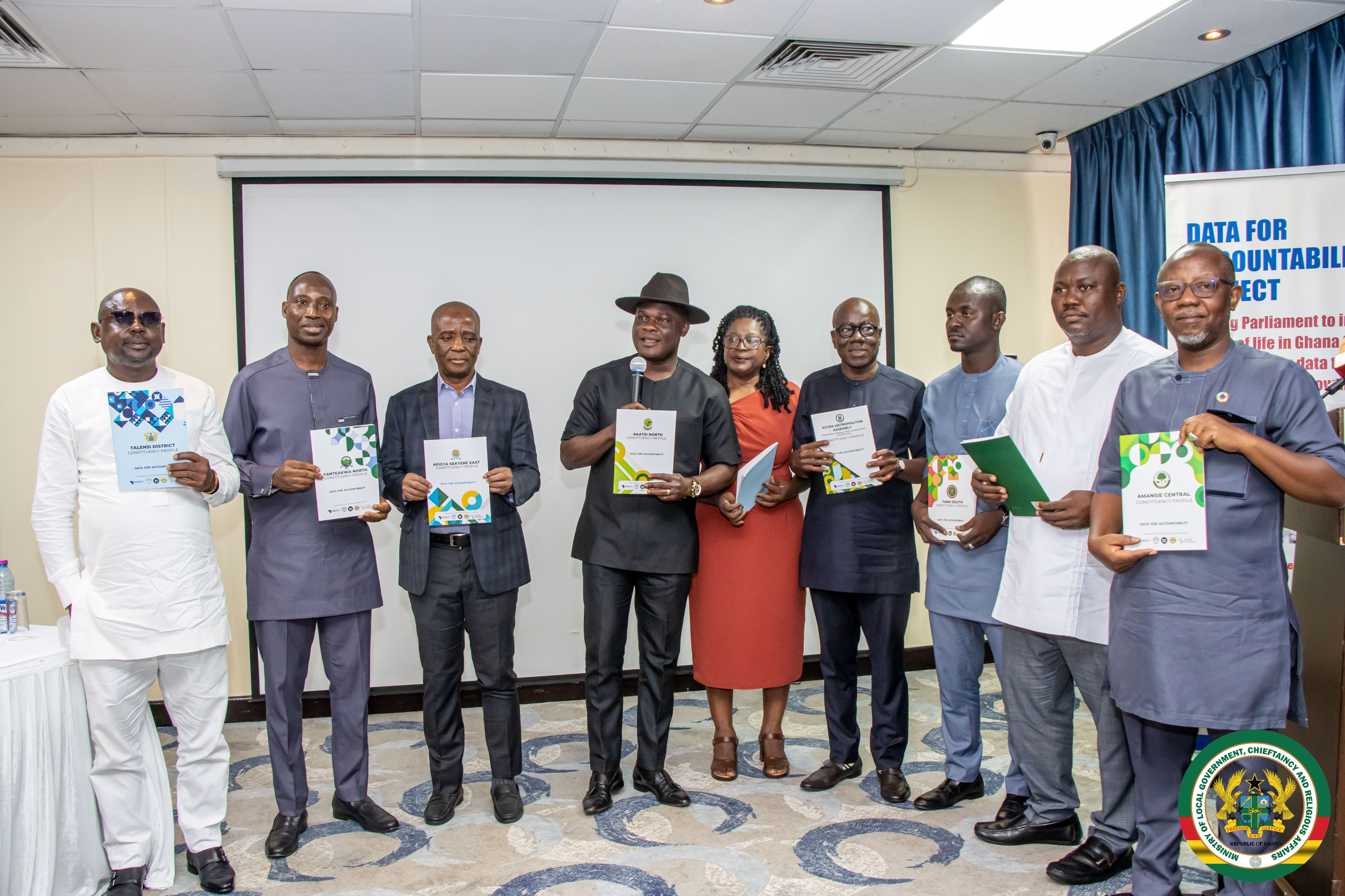 Hon. Ahmed Ibrahim Rallies Support for Data-Driven Development at Launch of Constituency Profile Reports